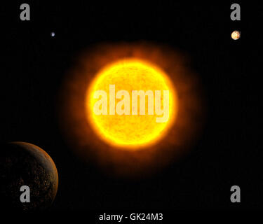 space universe mars Stock Photo