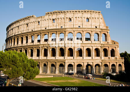 Colosseum of Rome. Fight arena of Roman Empire, Rome Italy Stock Photo ...