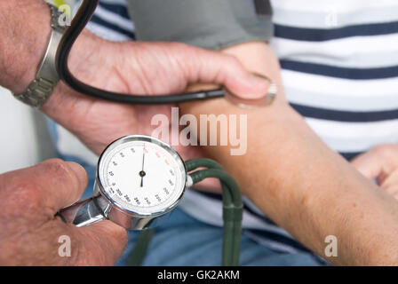 doctor and senior patient Stock Photo