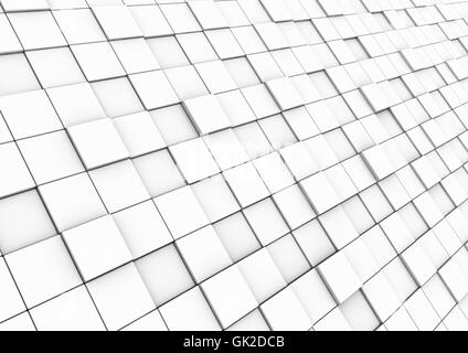 3d cube surface Stock Photo