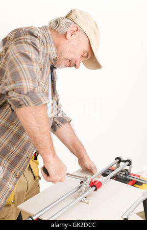 cut professional tile Stock Photo