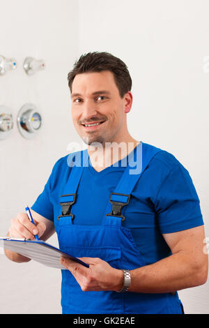 measurement read off hot water Stock Photo