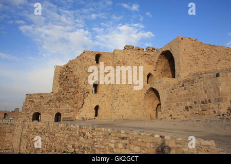 crusader castle kerak jordan Stock Photo