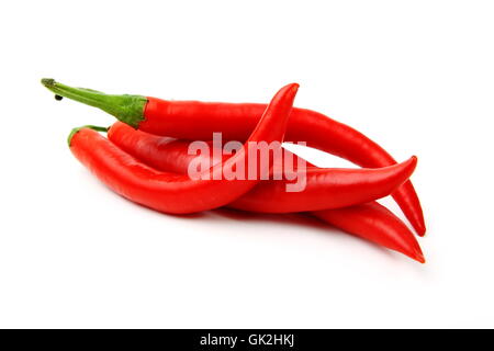 red chilli,pepperoni Stock Photo