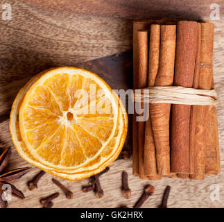 orange spice wintry Stock Photo