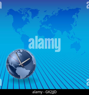 clock watch abstract Stock Photo