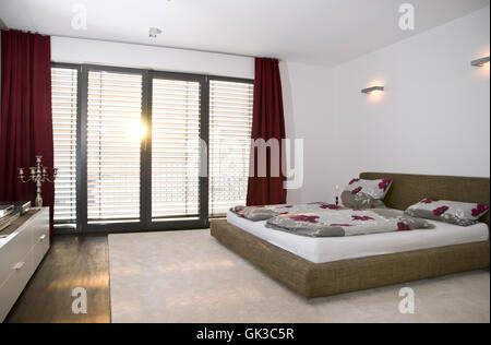 interior of a modern bedroom Stock Photo