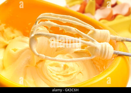 cake stirred fresh Stock Photo