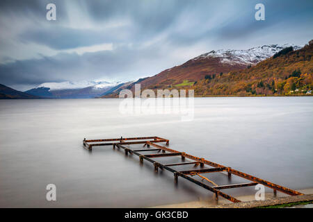 Loch Earn in the Scottish Highlands Stock Photo
