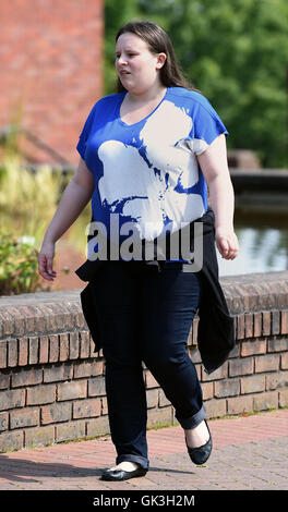 Jennifer Lampe arrives at Telford Magistrates' Court in Shropshire to be sentenced for beheading her two pet snakes after arming herself with scissors and a knife. Stock Photo