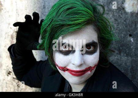 comic joker appearance Stock Photo