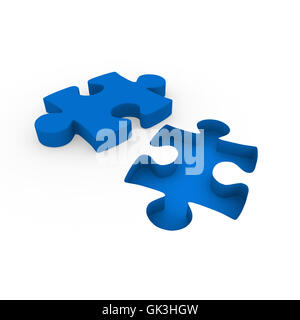jigsaw piece puzzle game transparent classic shape illustration Stock Photo  - Alamy