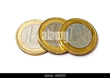 euro coin money Stock Photo