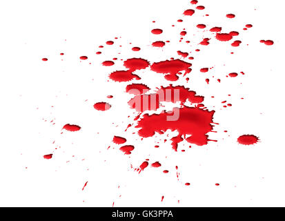 isolated illustration blood