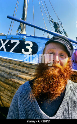 Local fisherman, Hastings, East Sussex, England, UK Stock Photo