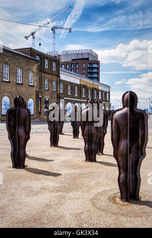 Sculpture - The Assembly by Peter Burke - 16 Cast iron Figures Stock ...
