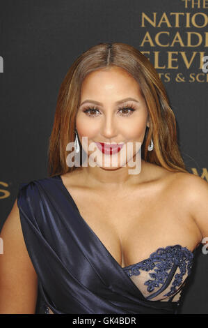 The 2016 Daytime Emmy Awards Arrivals  Featuring: Adrienne Bailon Where: Los Angeles, California, United States When: 02 May 2016 Stock Photo