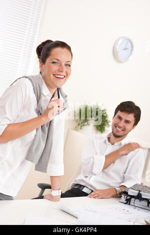 successful business woman in the office Stock Photo - Alamy