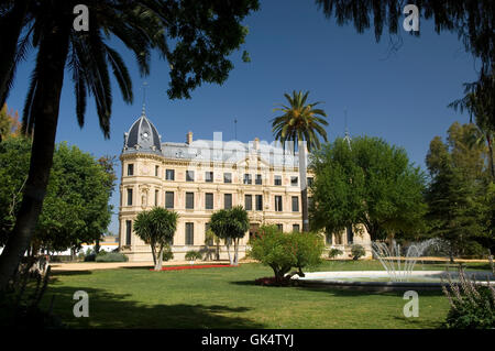 Jerez de la Frontera, Spain --- Grounds of the Royal Andalusian School of Equestrian Art --- Image by © Jeremy Horner Stock Photo