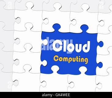 cloud computing - business concept Stock Photo