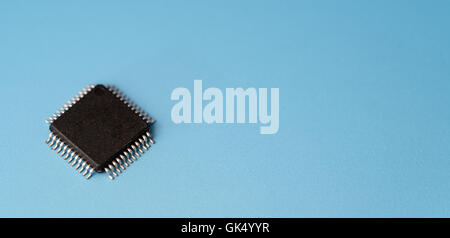 quantum computer IC.   prototype / concept chip Stock Photo