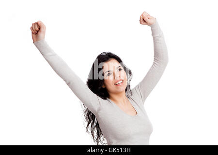 woman laugh laughs Stock Photo
