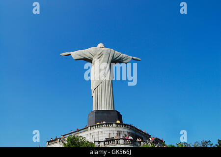 Christ The Redeemer - Rio de Janeiro - Brazil Stock Photo