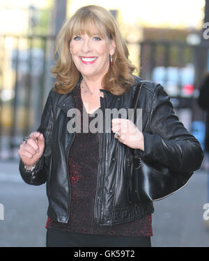 Phyllis Logan outside ITV Studios  Featuring: Phyllis Logan Where: London, United Kingdom When: 05 May 2016 Stock Photo