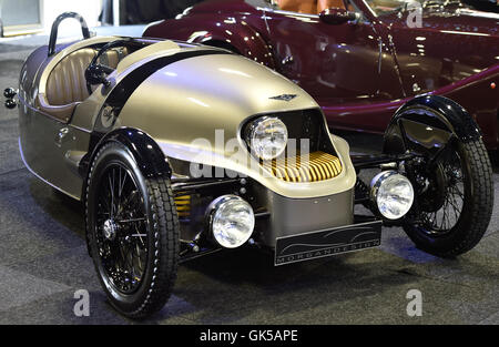 HRH Prince Michael of Kent opens the 2016 London Motor Show at Evolution Battersea Park  Featuring: Morgan Where: London, United Kingdom When: 05 May 2016 Stock Photo