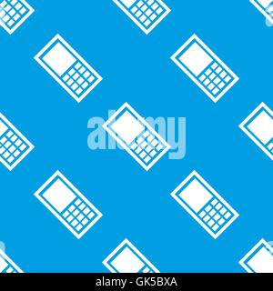 Seamless mobile phones pattern Stock Vector