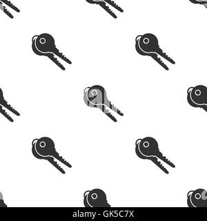 Seamless keys background Stock Vector