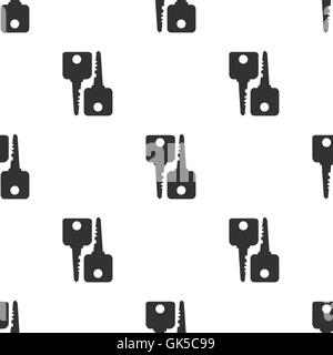 Seamless keys background Stock Vector