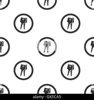 Seamless keys background Stock Vector