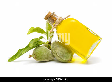 olive oil almond oil oil Stock Photo