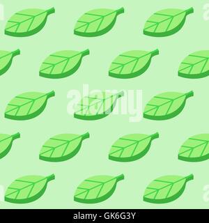 Vector background from green leaves, ecology background Stock Vector