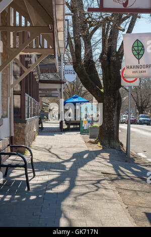 Hahndorf, in South Australia's picturesque Adelaide Hills. Stock Photo