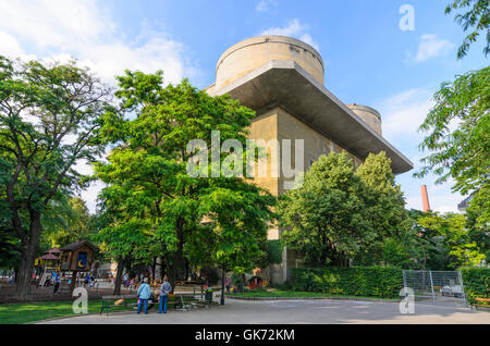 Wien, Vienna: Anti-aircraft tower in Arenbergpark (combat tower), Austria, Wien, 03. Stock Photo