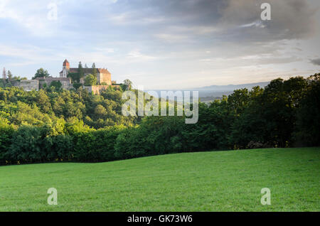 Bernstein: Bernstein Castle, Austria, Burgenland, Stock Photo