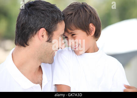 male masculine son Stock Photo