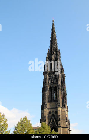 memorial hamburg steeple Stock Photo