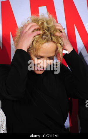 Premiere of 'Mängelexemplar' based on Sarah Kuttners same-named novel at Kulturbrauerei.  Featuring: Katja Riemann Where: Berlin, Germany When: 09 May 2016 Stock Photo