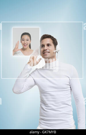 The researchers used high-tech touch-screen Stock Photo