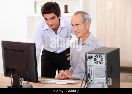 affection calm browsing Stock Photo