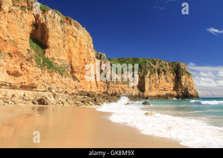 cliffs of algarve Stock Photo