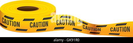 tape dont cross precaution Stock Vector