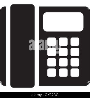 telephone handset call Stock Vector
