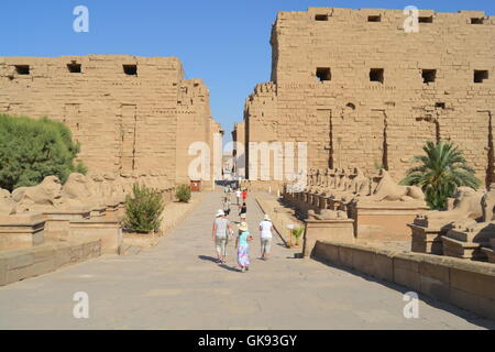 The Karnak Temple Complex - Egypt Stock Photo