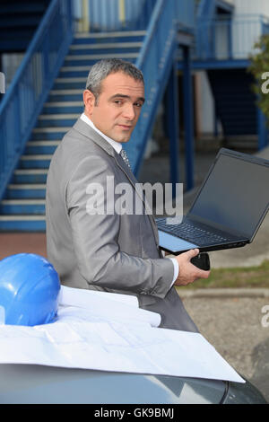 blue blank european Stock Photo