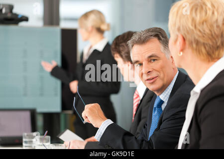 business - presentation within a team Stock Photo
