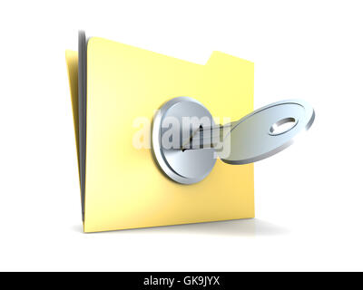 lock private isolated Stock Photo